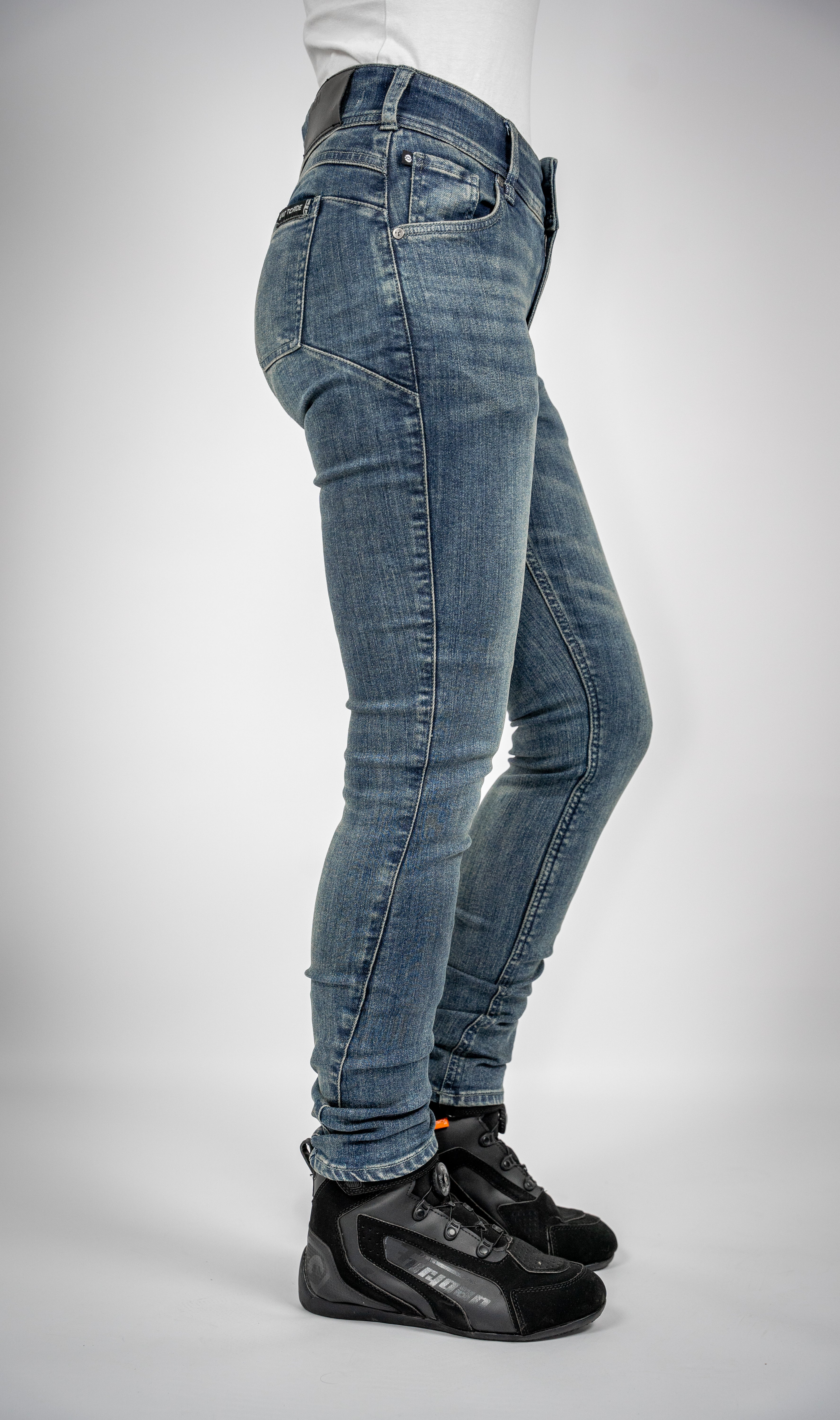 Ladies Heron Slim Motorcycle Jeans